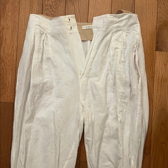 Doen Louvre Pant in Salt - Picture 5 of 8